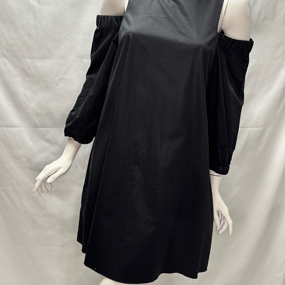 Tibi Size 8 Black Open shoulder Dress - Picture 5 of 12